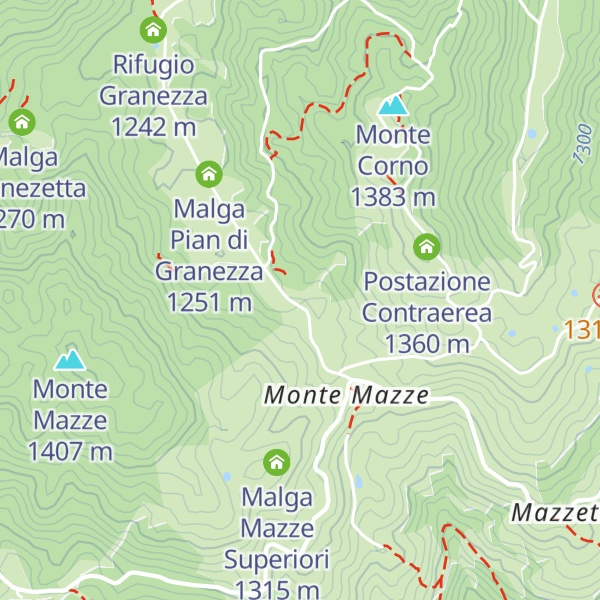 Map of Baita Monte Corno