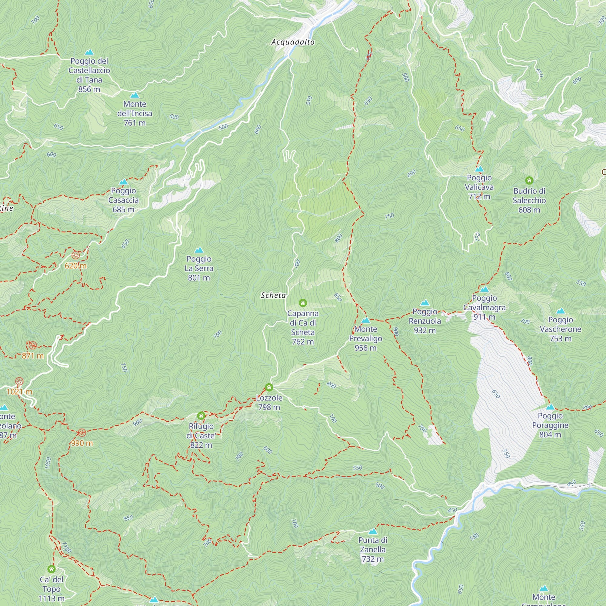 Capanna di Ca di Scheta map