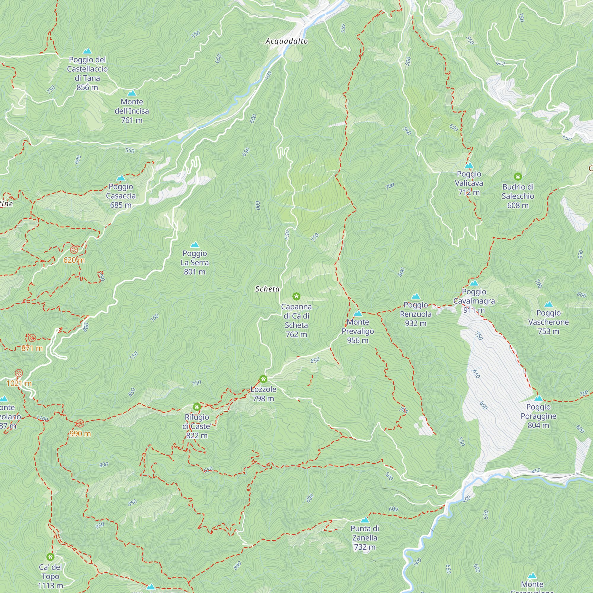 Capanna di Ca di Scheta map
