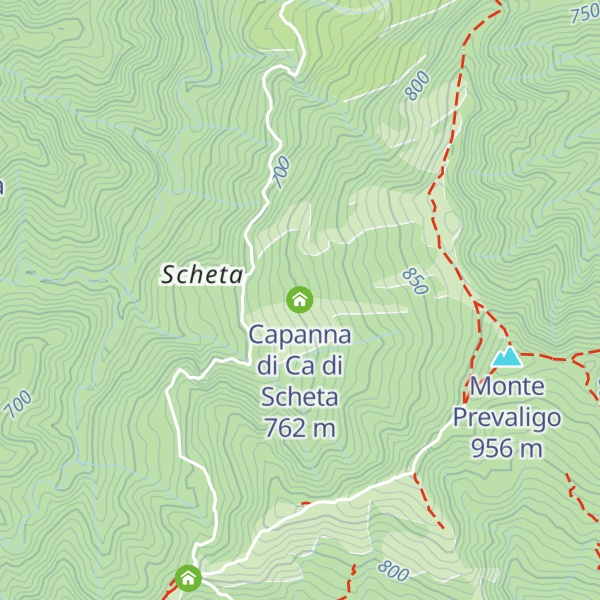 Map of Capanna di Ca di Scheta