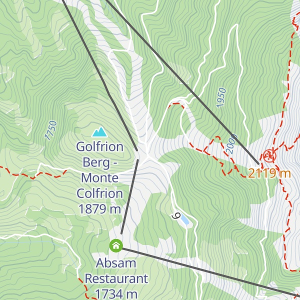 Map of Epircher Laner Alm - Malga Epircher Laner