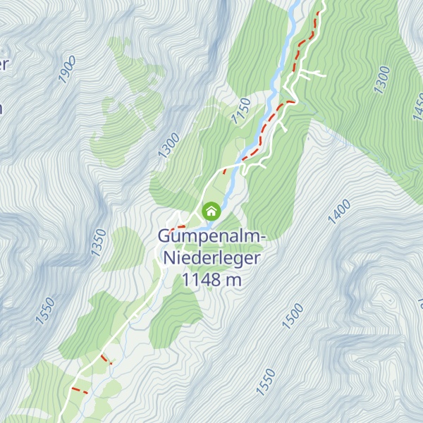 Map of Gumpenalm-Niederleger