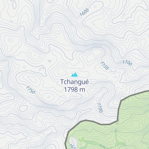 Map of Tchangué