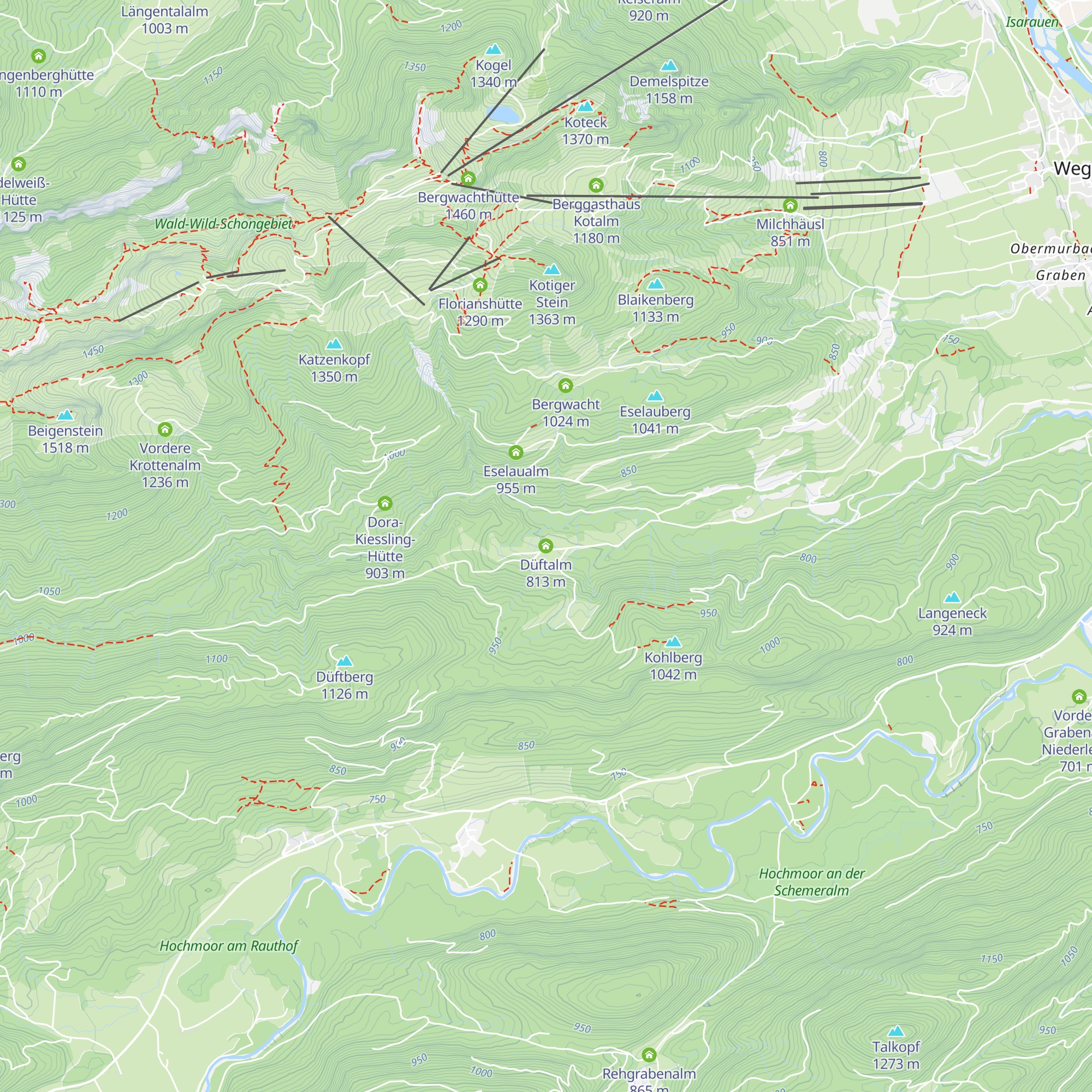 Düftalm map