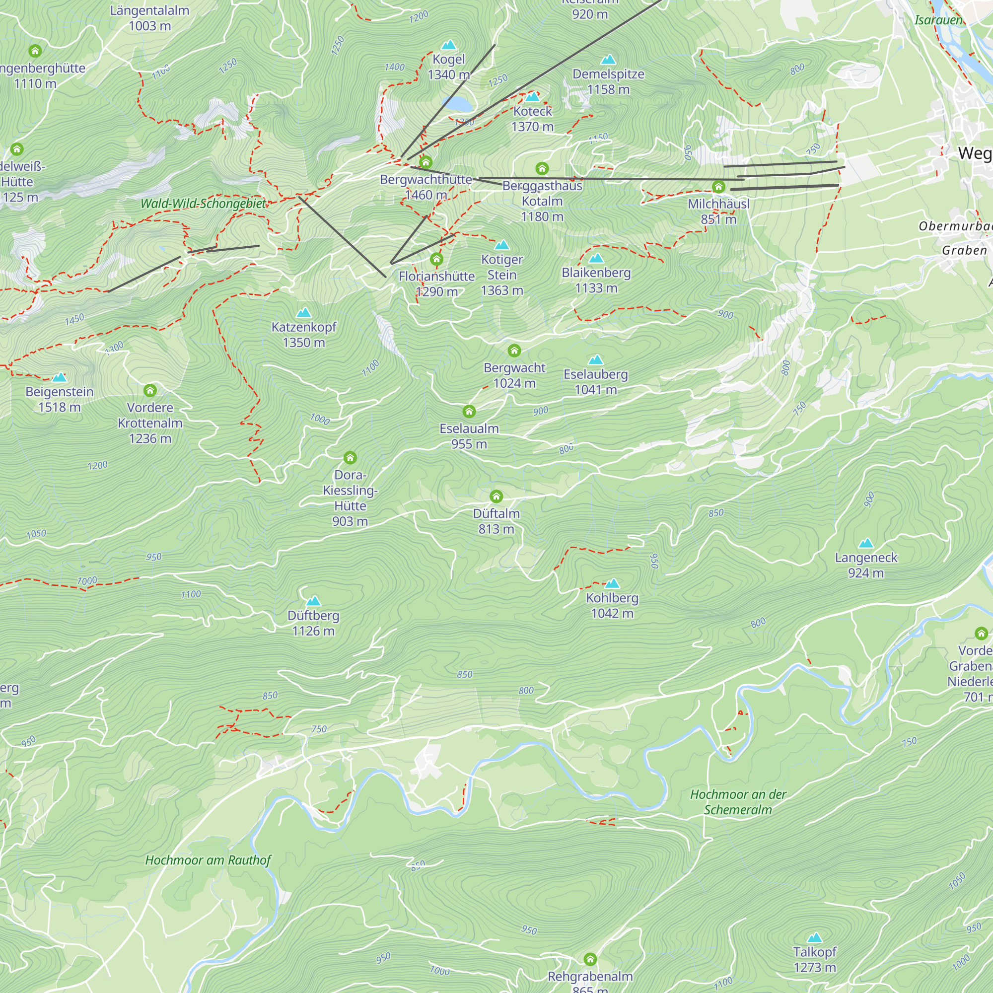 Düftalm map