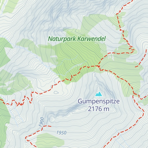 Map of Gumpenalm Hochleger