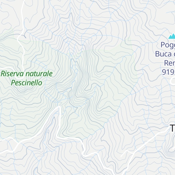 Map of Poggio Meo
