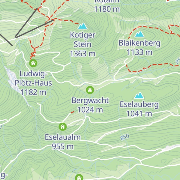 Map of Bergwacht