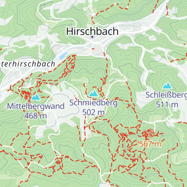 Map of Schmiedberg