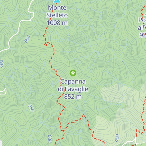 Map of Capanna di Favaglie