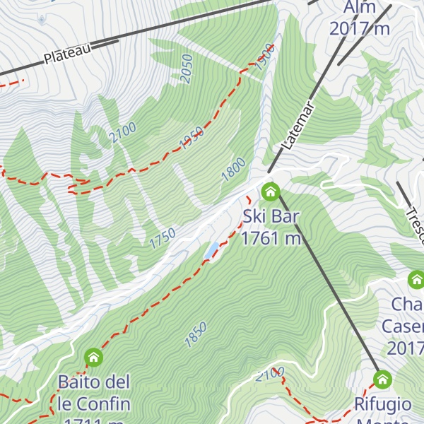 Map of Hotel Lo Scoiattolo