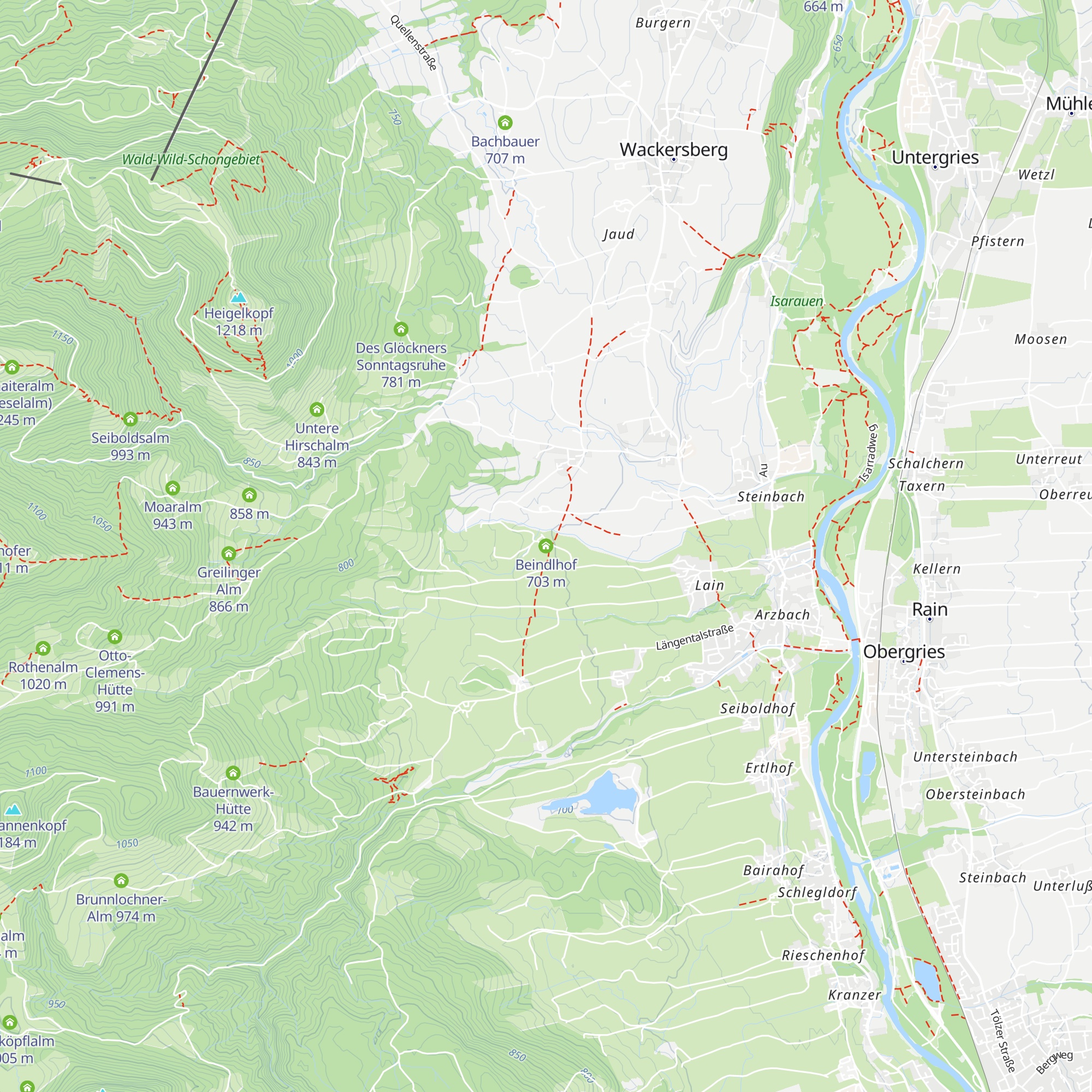 Beindlhof map
