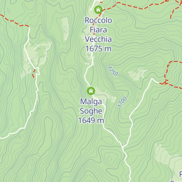 Map of Malga Soghe