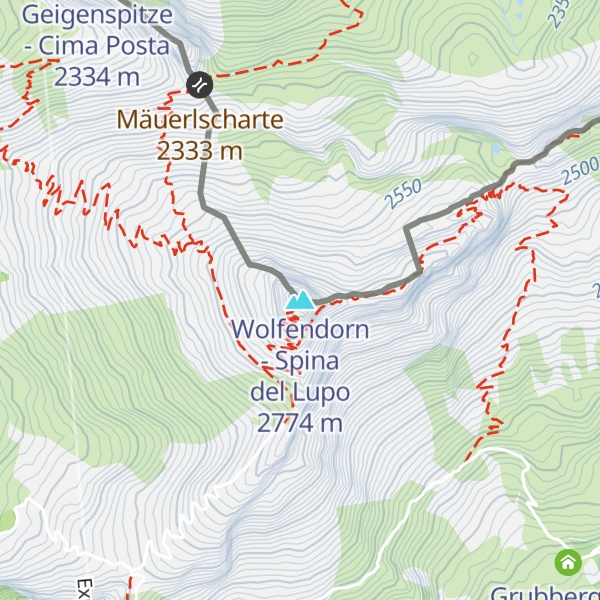 Map of Wolfendorn - Spina del Lupo