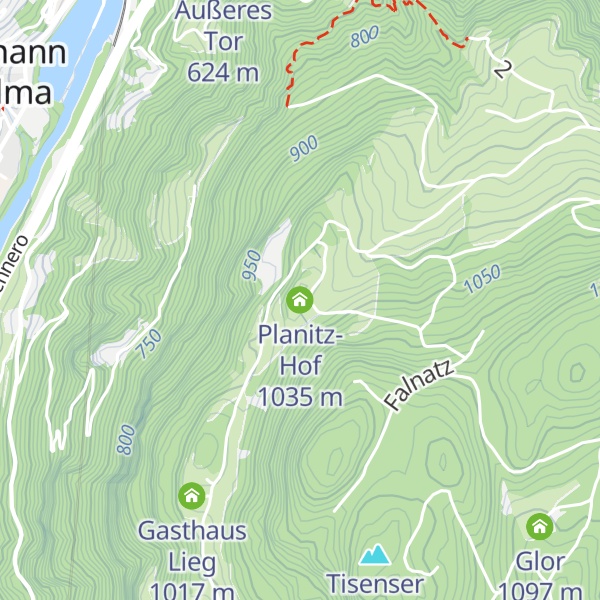 Map of Planitz-Hof