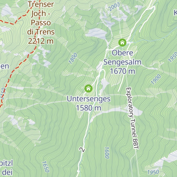 Map of Untersenges