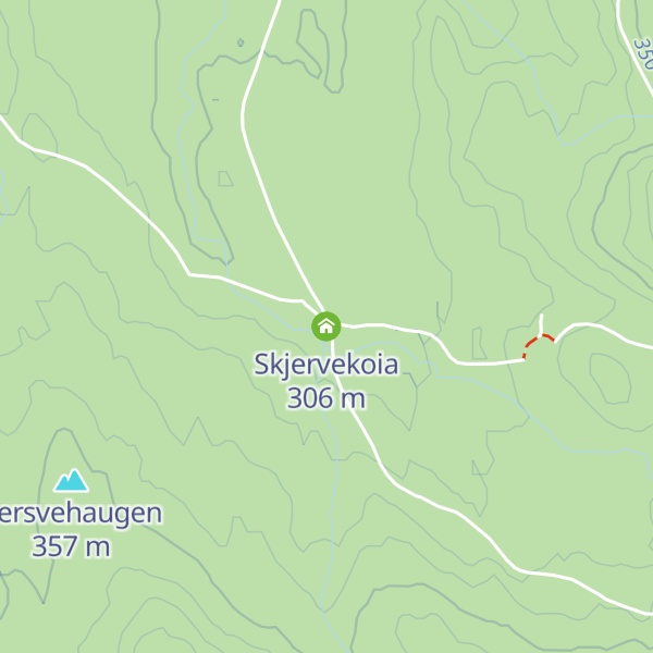 Map of Skjervekoia