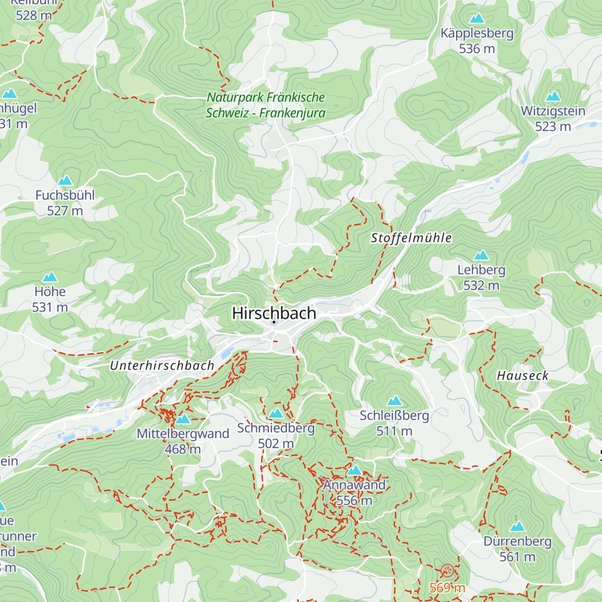 Niglhütte map