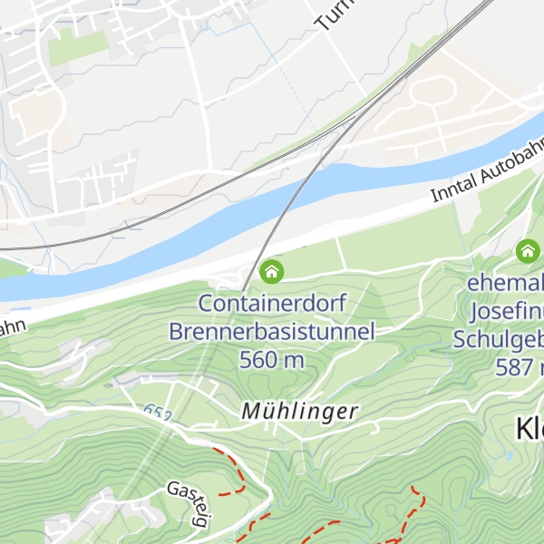 Map of Containerdorf Brennerbasistunnel