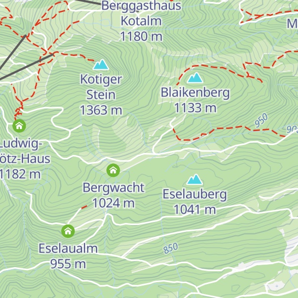 Map of Filzalmhütte