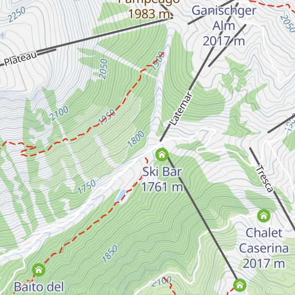 Map of Sport Hotel Pampeago
