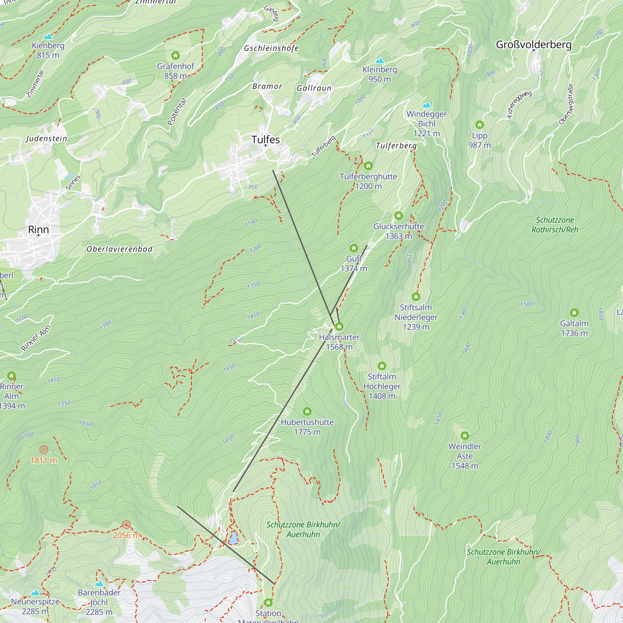 Galtererhütte map