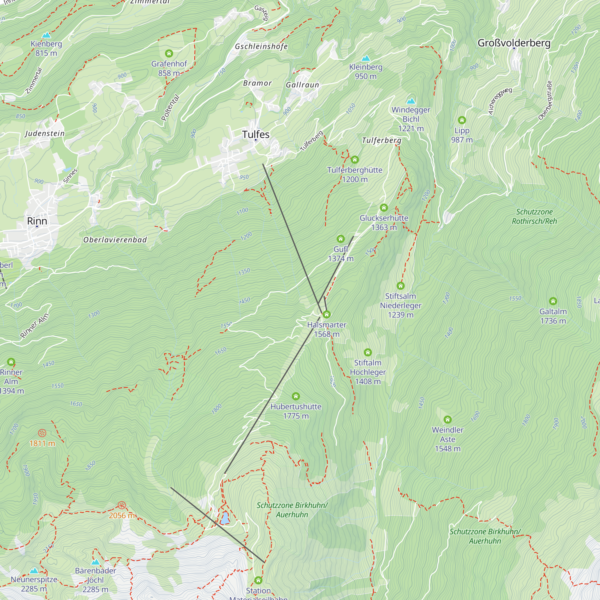Galtererhütte map