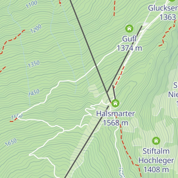 Map of Galtererhütte