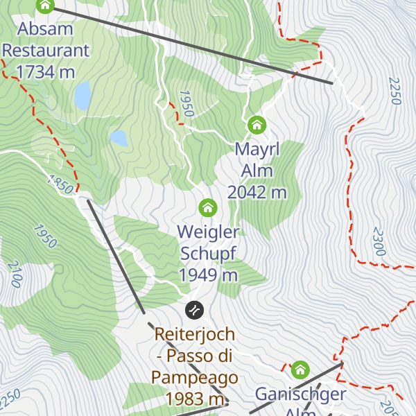 Map of Weigler Schupf
