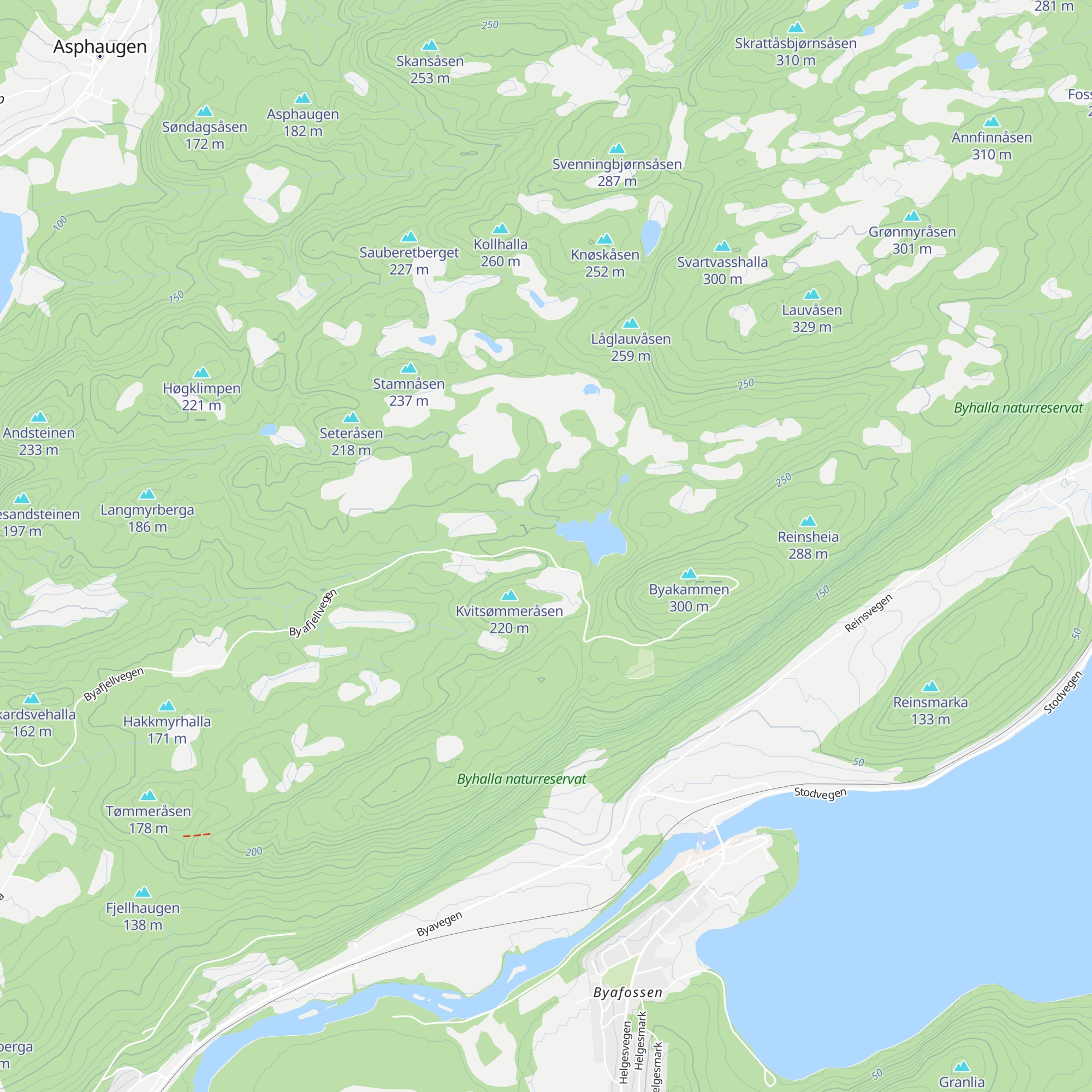 Svarttjønnbua map