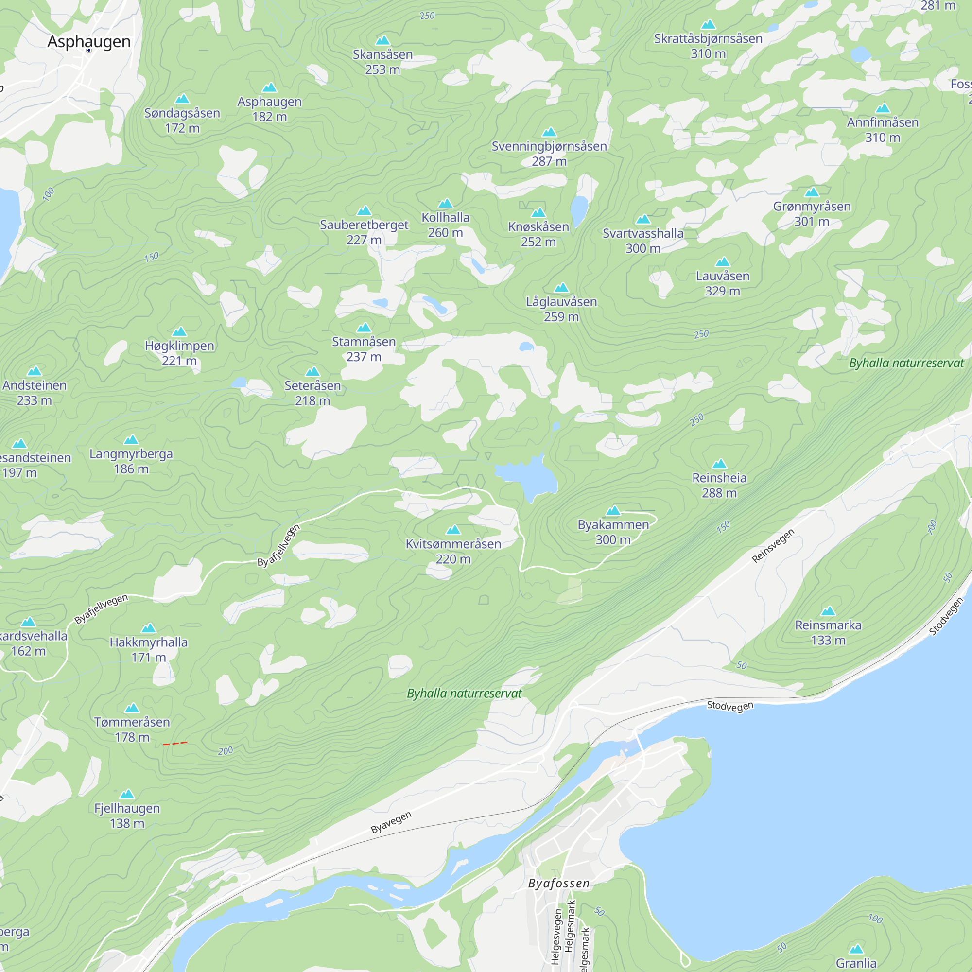 Svarttjønnbua map