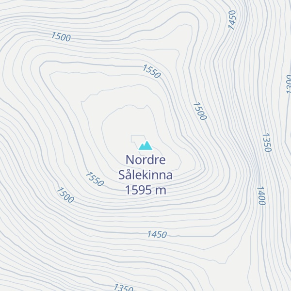 Map of Nordre Sålekinna
