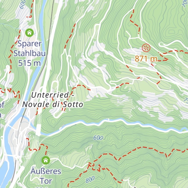 Map of Unterfinser Buschenschank
