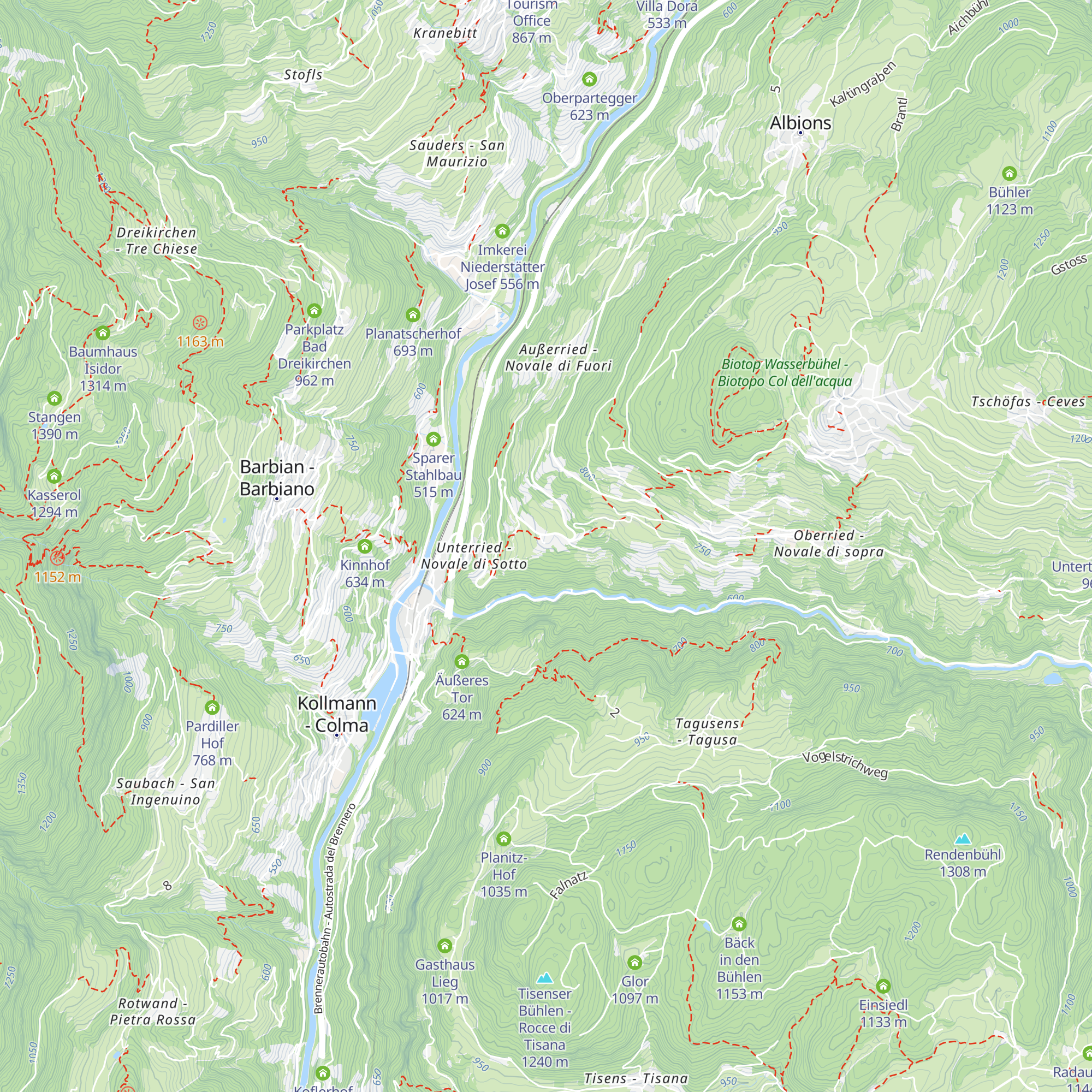 Unterfinser Buschenschank map