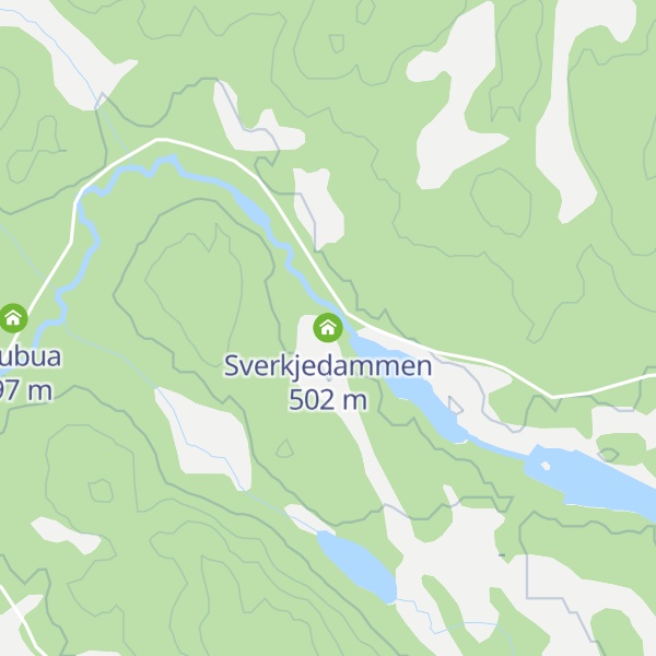 Map of Sverkjedammen
