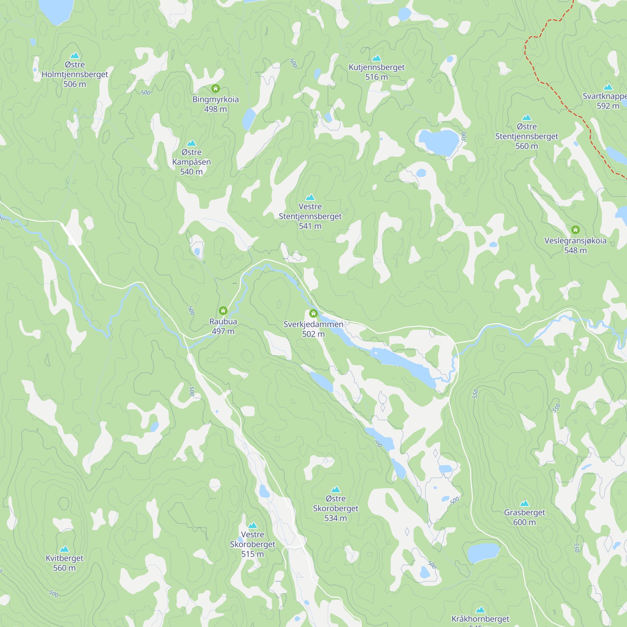 Sverkjedammen map