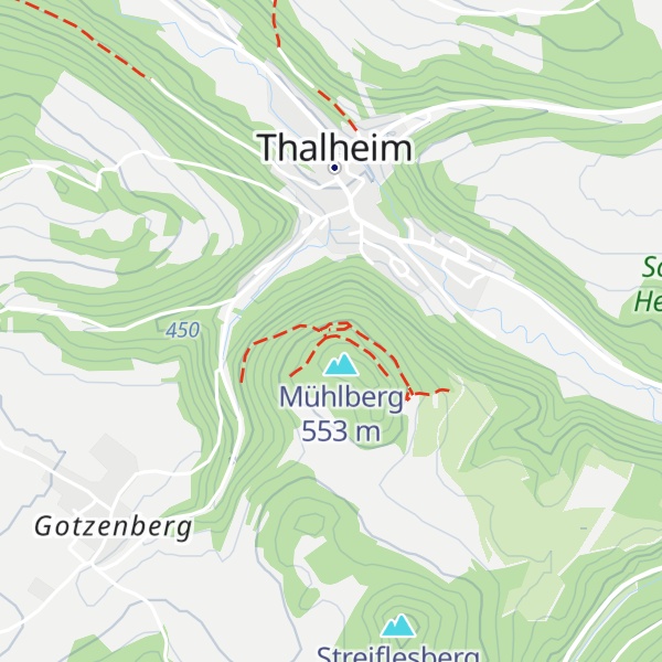 Map of Thalheimer Hütte