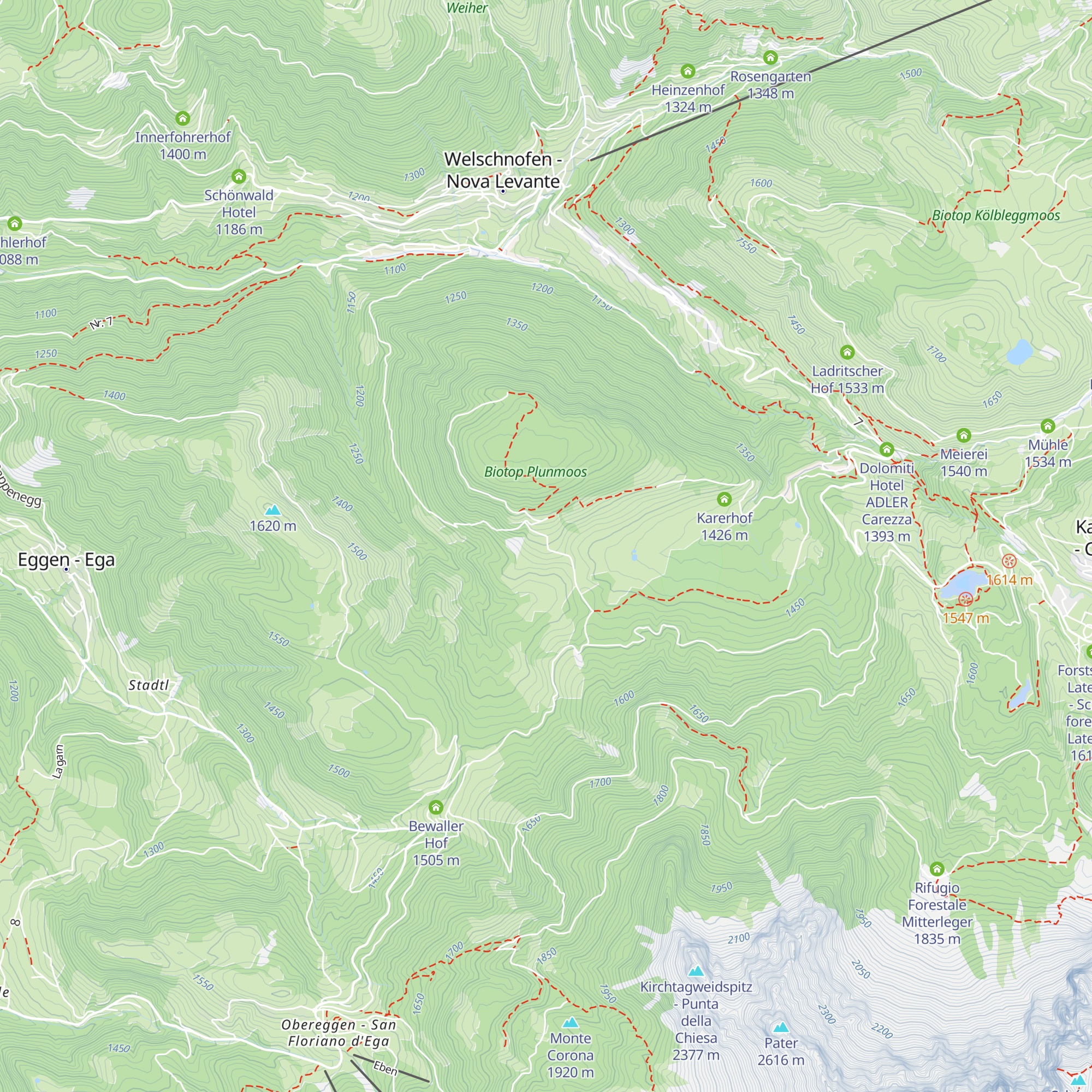 Stadlalm map