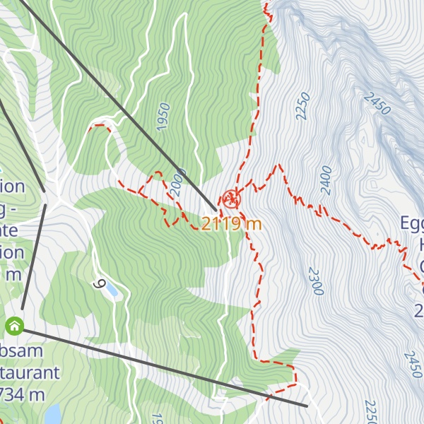 Map of Oberholz Hütte
