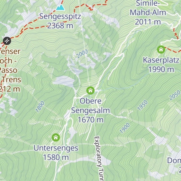 Map of Obere Sengesalm