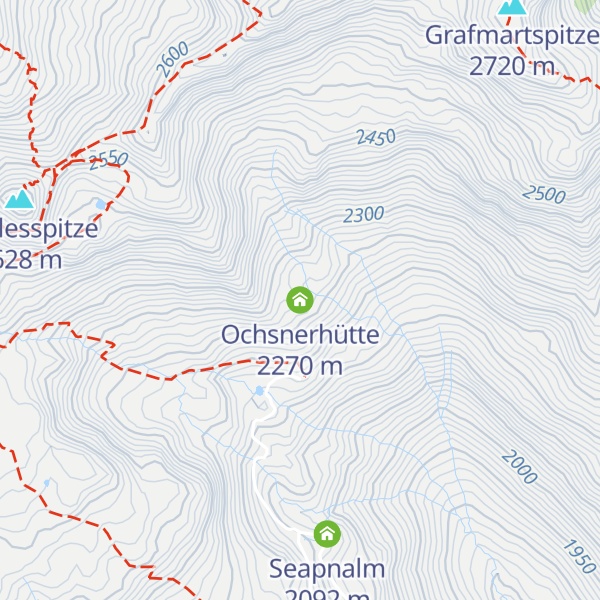 Map of Ochsnerhütte