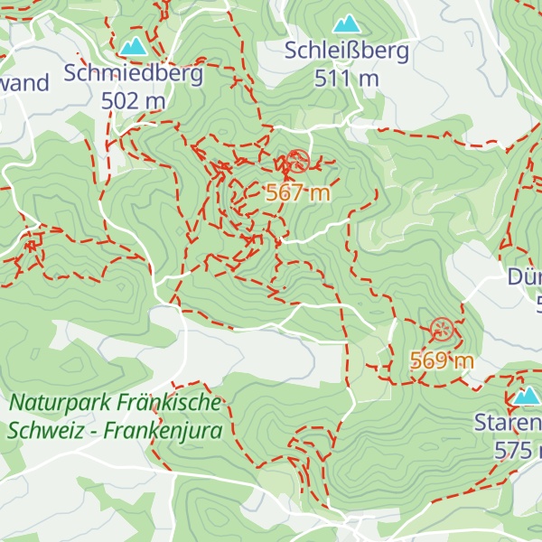 Map of Mittagfels