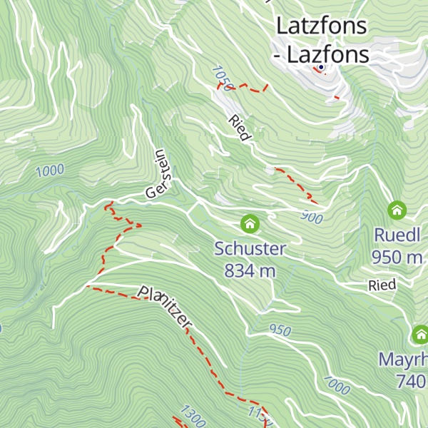 Map of Gasthaus Mühlele Albergo
