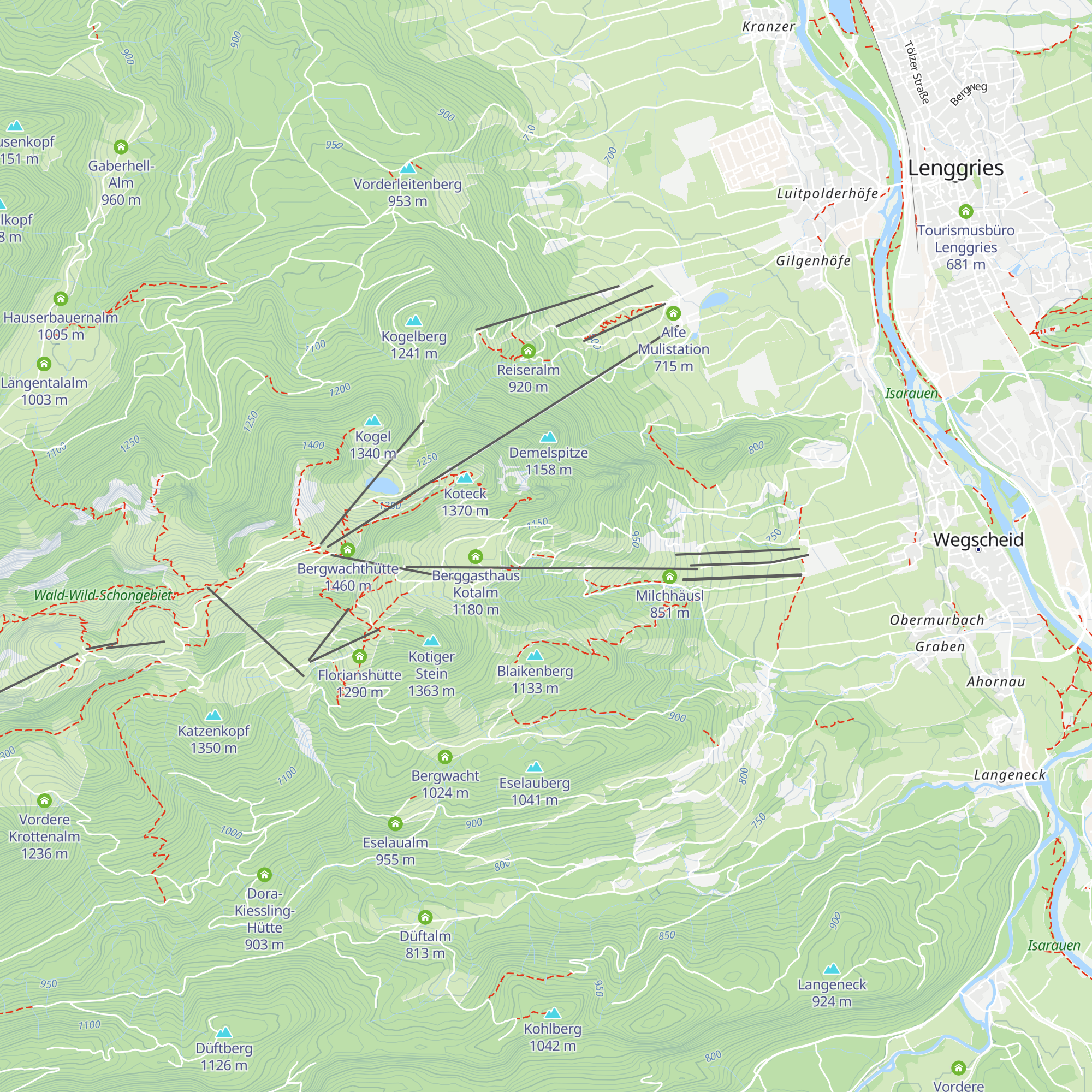 Kreinbauernalm map