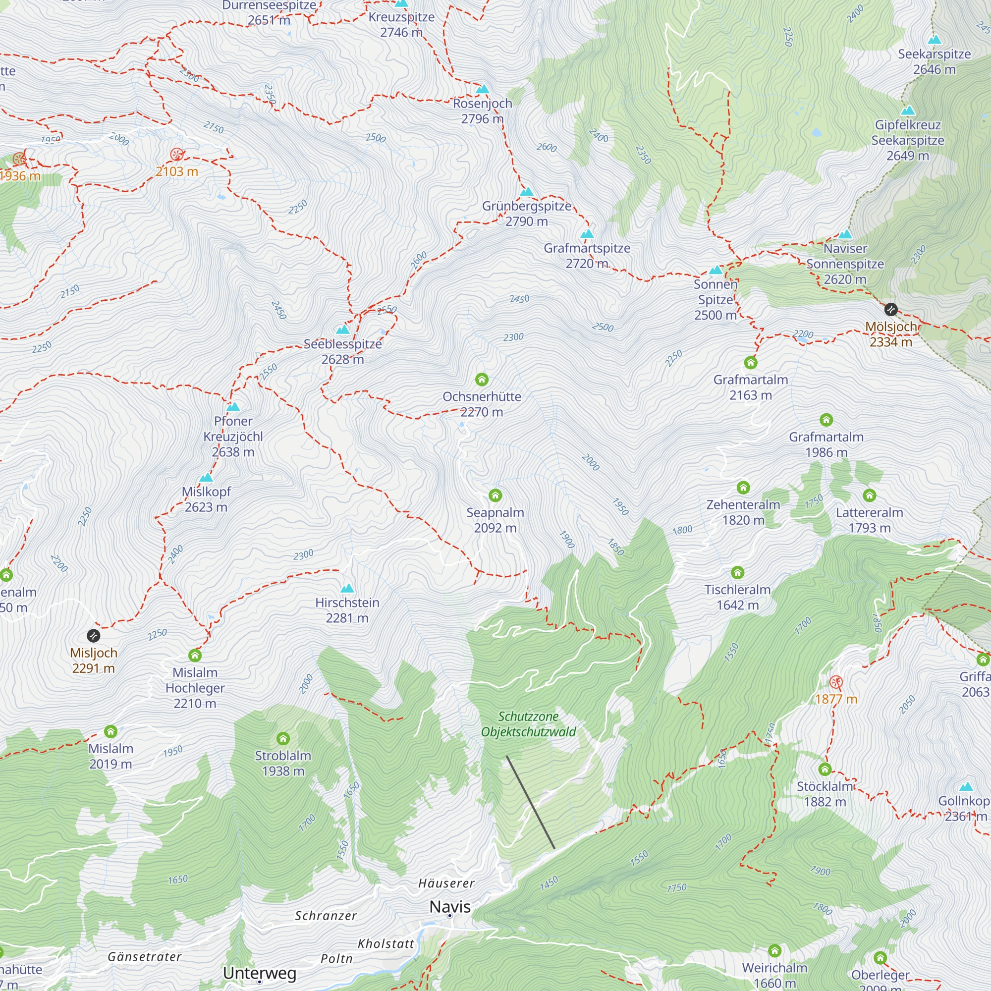 Seapnalm map