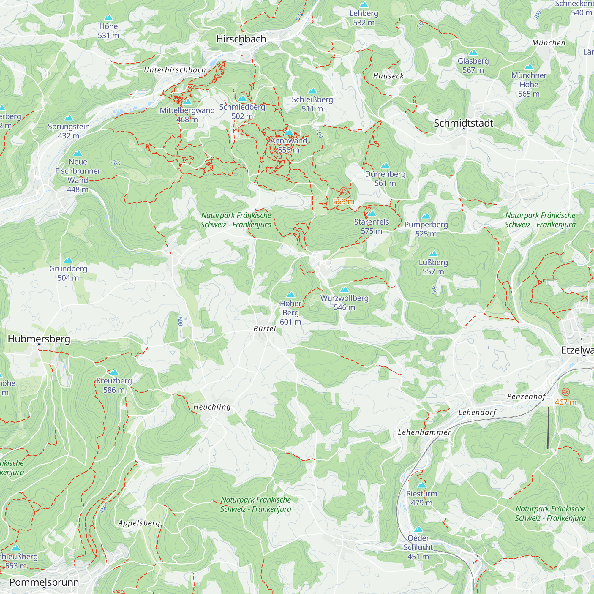 Carl-Semler-Hütte map