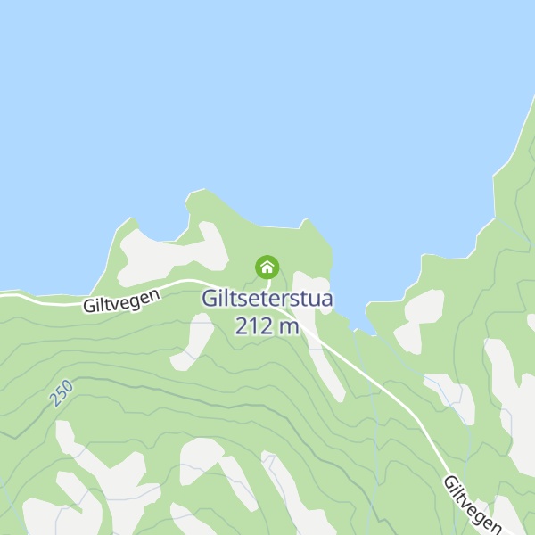 Map of Giltseterstua