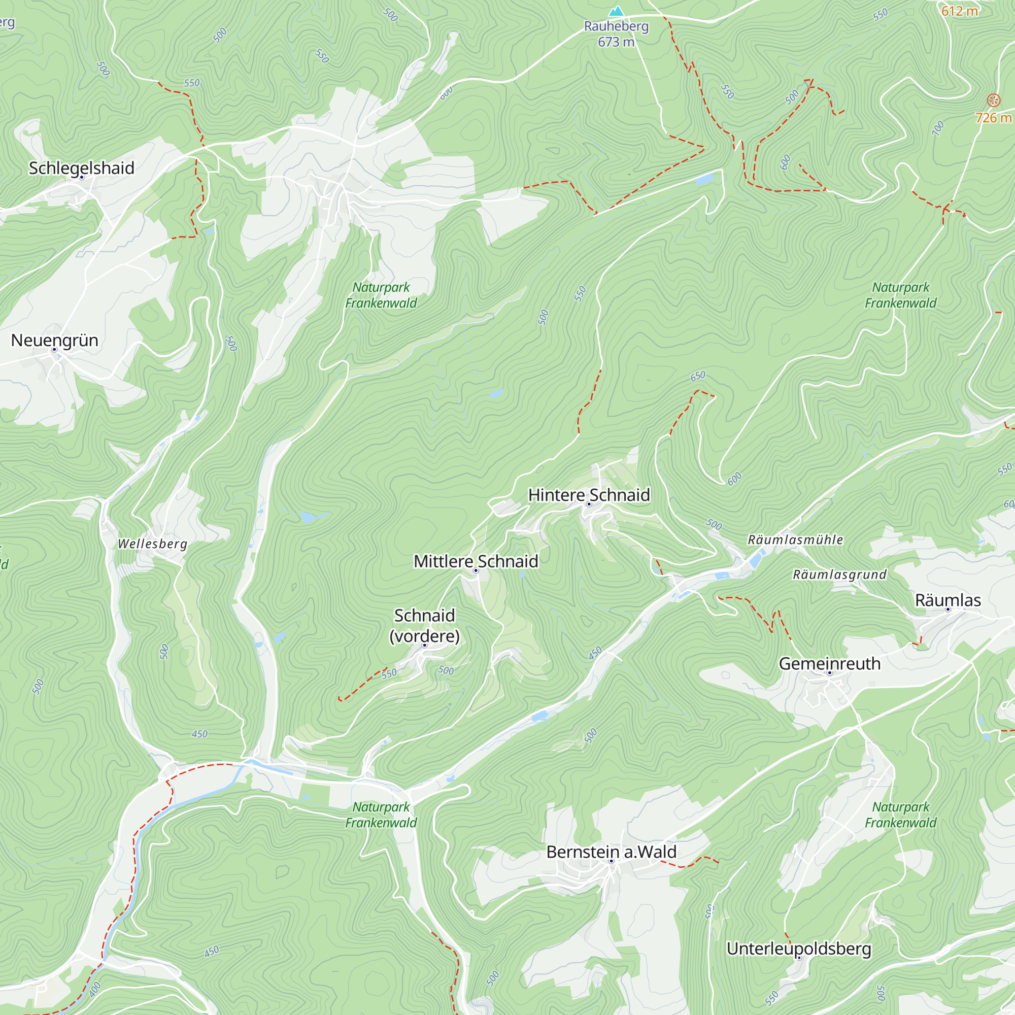 Berghaus map