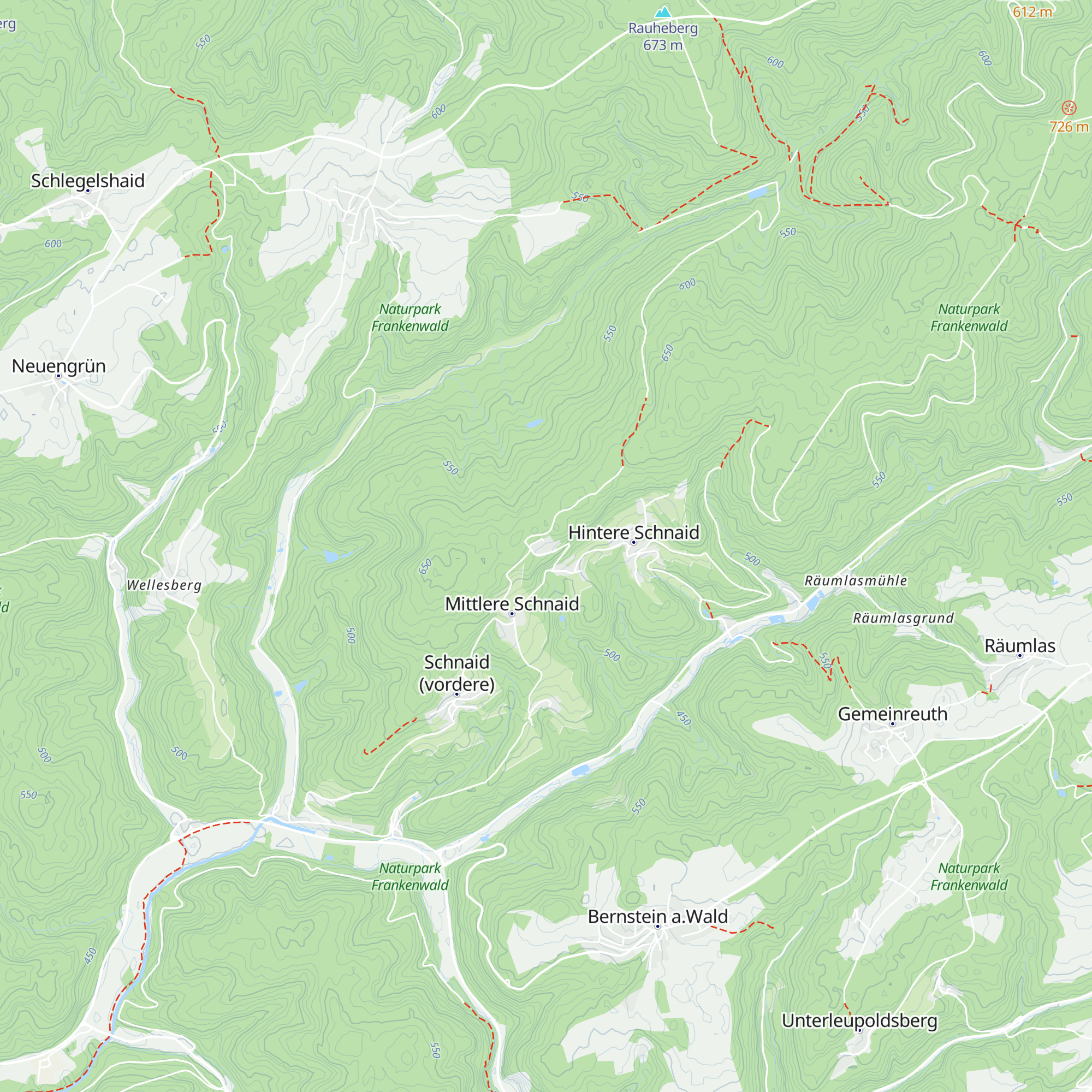 Berghaus map