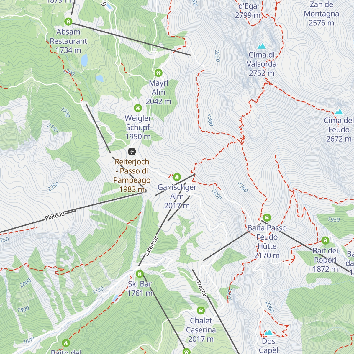 Ganischger Alm map